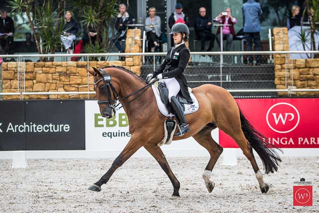 Dressage-by-the-sea-Jervis-Bay-Shannan-Goodwin-and-Aristede